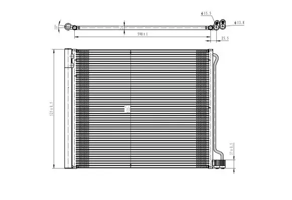 Kondensator, Klimaanlage HART 616 783