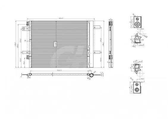 Kondensator, Klimaanlage HART 616 794