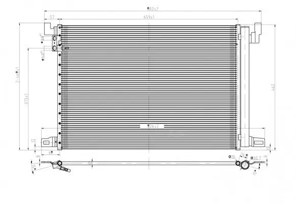Kondensator, Klimaanlage HART 636 944