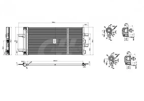 Kondensator, Klimaanlage HART 641 042