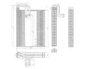 Verdampfer, Klimaanlage HART 642 486