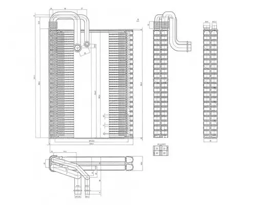Verdampfer, Klimaanlage HART 642 486 Bild Verdampfer, Klimaanlage HART 642 486