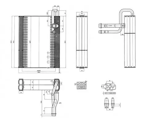 Verdampfer, Klimaanlage HART 642 494 Bild Verdampfer, Klimaanlage HART 642 494