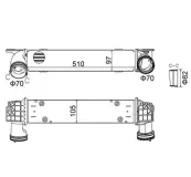 Ladeluftkühler HART 630 290