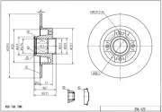 Bremsscheibe HART 256 422