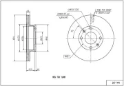 Bremsscheibe HART 257 994