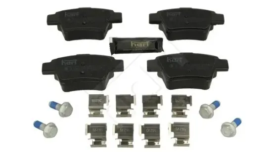 Bremsbelagsatz, Scheibenbremse HART 260 375 Bild Bremsbelagsatz, Scheibenbremse HART 260 375