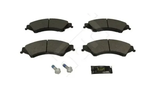 Bremsbelagsatz, Scheibenbremse Vorderachse HART 260 557 Bild Bremsbelagsatz, Scheibenbremse Vorderachse HART 260 557