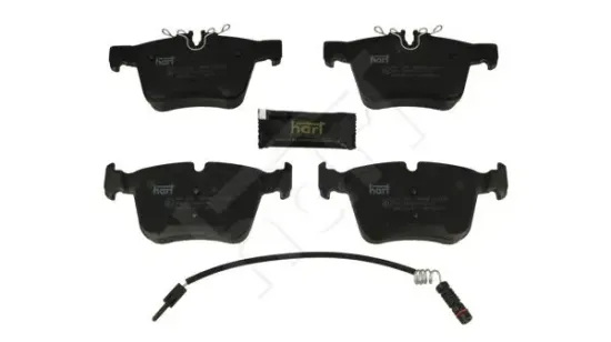 Bremsbelagsatz, Scheibenbremse Hinterachse HART 260 558 Bild Bremsbelagsatz, Scheibenbremse Hinterachse HART 260 558