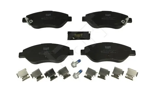 Bremsbelagsatz, Scheibenbremse Vorderachse HART 260 560