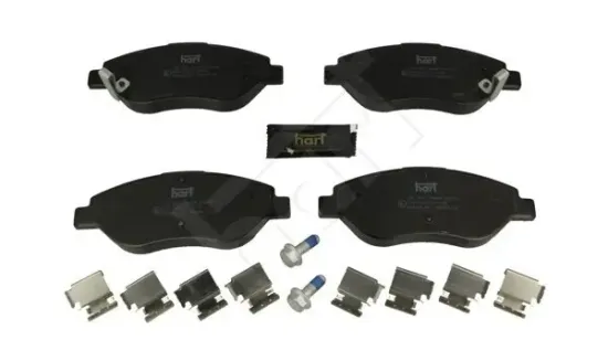 Bremsbelagsatz, Scheibenbremse Vorderachse HART 260 560 Bild Bremsbelagsatz, Scheibenbremse Vorderachse HART 260 560