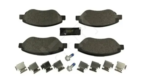 Bremsbelagsatz, Scheibenbremse Vorderachse HART 260 560 Bild Bremsbelagsatz, Scheibenbremse Vorderachse HART 260 560