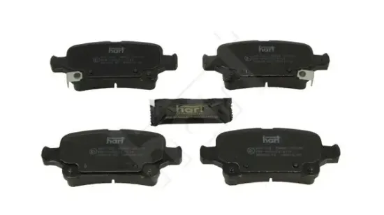 Bremsbelagsatz, Scheibenbremse Hinterachse HART 260 552 Bild Bremsbelagsatz, Scheibenbremse Hinterachse HART 260 552
