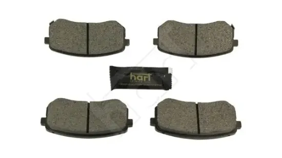 Bremsbelagsatz, Scheibenbremse Hinterachse HART 260 746 Bild Bremsbelagsatz, Scheibenbremse Hinterachse HART 260 746