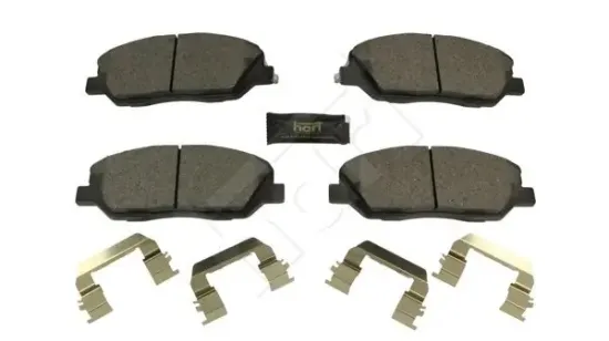 Bremsbelagsatz, Scheibenbremse Vorderachse HART 260 751 Bild Bremsbelagsatz, Scheibenbremse Vorderachse HART 260 751