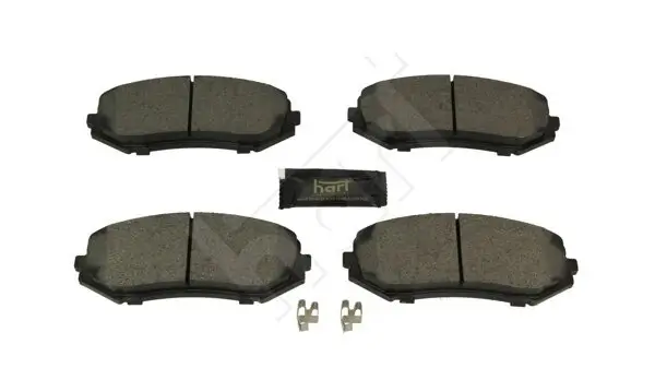 Bremsbelagsatz, Scheibenbremse Vorderachse HART 260 753