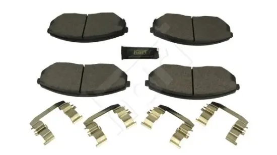 Bremsbelagsatz, Scheibenbremse Vorderachse HART 260 761 Bild Bremsbelagsatz, Scheibenbremse Vorderachse HART 260 761