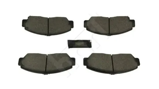 Bremsbelagsatz, Scheibenbremse Vorderachse HART 260 765 Bild Bremsbelagsatz, Scheibenbremse Vorderachse HART 260 765