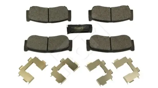 Bremsbelagsatz, Scheibenbremse Hinterachse HART 260 767 Bild Bremsbelagsatz, Scheibenbremse Hinterachse HART 260 767