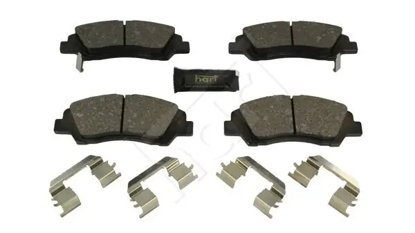 Bremsbelagsatz, Scheibenbremse Vorderachse HART 260 768