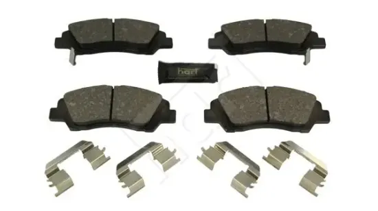 Bremsbelagsatz, Scheibenbremse Vorderachse HART 260 768 Bild Bremsbelagsatz, Scheibenbremse Vorderachse HART 260 768