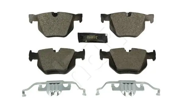 Bremsbelagsatz, Scheibenbremse Hinterachse HART 260 776