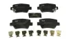 Bremsbelagsatz, Scheibenbremse Hinterachse HART 260 745 Bild Bremsbelagsatz, Scheibenbremse Hinterachse HART 260 745