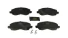 Bremsbelagsatz, Scheibenbremse Vorderachse HART 260 752 Bild Bremsbelagsatz, Scheibenbremse Vorderachse HART 260 752