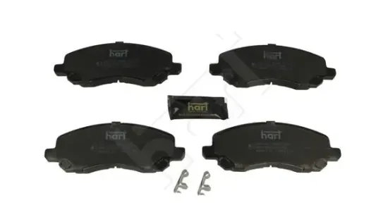 Bremsbelagsatz, Scheibenbremse Vorderachse HART 260 752 Bild Bremsbelagsatz, Scheibenbremse Vorderachse HART 260 752