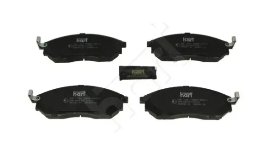 Bremsbelagsatz, Scheibenbremse Vorderachse HART 260 760 Bild Bremsbelagsatz, Scheibenbremse Vorderachse HART 260 760