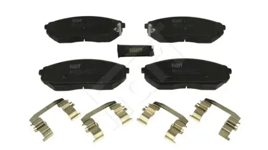 Bremsbelagsatz, Scheibenbremse Vorderachse HART 260 761 Bild Bremsbelagsatz, Scheibenbremse Vorderachse HART 260 761