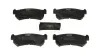 Bremsbelagsatz, Scheibenbremse Hinterachse HART 260 770 Bild Bremsbelagsatz, Scheibenbremse Hinterachse HART 260 770