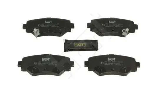 Bremsbelagsatz, Scheibenbremse Hinterachse HART 260 771 Bild Bremsbelagsatz, Scheibenbremse Hinterachse HART 260 771