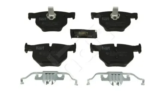 Bremsbelagsatz, Scheibenbremse Hinterachse HART 260 776 Bild Bremsbelagsatz, Scheibenbremse Hinterachse HART 260 776