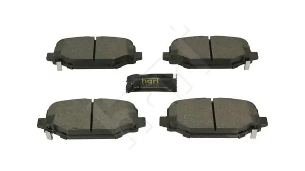 Bremsbelagsatz, Scheibenbremse Hinterachse HART 256 532