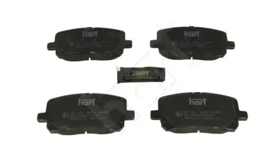 Bremsbelagsatz, Scheibenbremse Vorderachse HART 261 584 Bild Bremsbelagsatz, Scheibenbremse Vorderachse HART 261 584