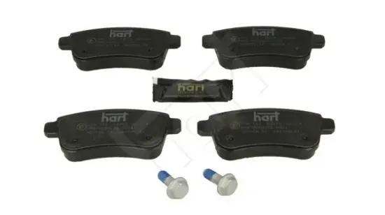 Bremsbelagsatz, Scheibenbremse Hinterachse HART 260 733 Bild Bremsbelagsatz, Scheibenbremse Hinterachse HART 260 733