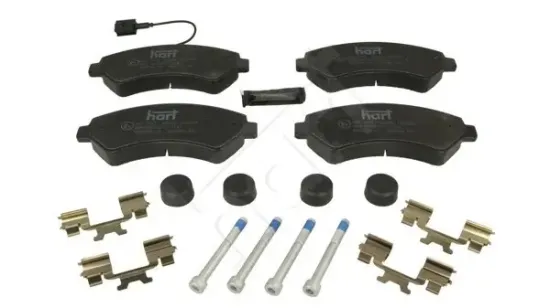 Bremsbelagsatz, Scheibenbremse Vorderachse HART 261 604 Bild Bremsbelagsatz, Scheibenbremse Vorderachse HART 261 604