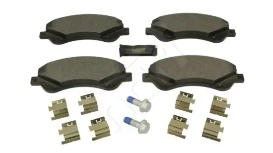 Bremsbelagsatz, Scheibenbremse Vorderachse HART 260 264 Bild Bremsbelagsatz, Scheibenbremse Vorderachse HART 260 264