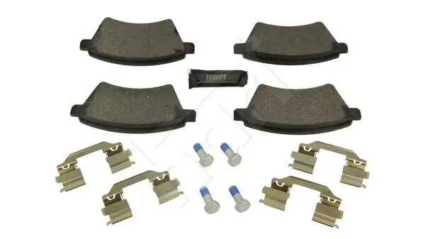 Bremsbelagsatz, Scheibenbremse Vorderachse HART 260 884