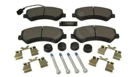 Bremsbelagsatz, Scheibenbremse Vorderachse HART 261 604 Bild Bremsbelagsatz, Scheibenbremse Vorderachse HART 261 604