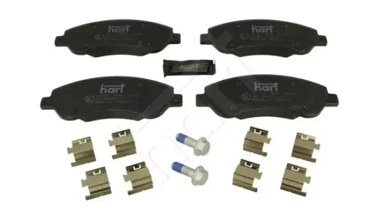 Bremsbelagsatz, Scheibenbremse Vorderachse HART 260 264 Bild Bremsbelagsatz, Scheibenbremse Vorderachse HART 260 264