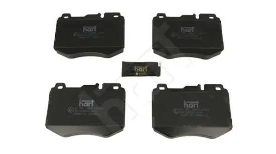 Bremsbelagsatz, Scheibenbremse Vorderachse HART 261 580 Bild Bremsbelagsatz, Scheibenbremse Vorderachse HART 261 580