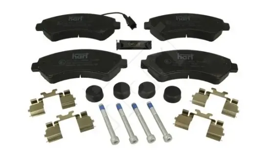 Bremsbelagsatz, Scheibenbremse Vorderachse HART 261 604 Bild Bremsbelagsatz, Scheibenbremse Vorderachse HART 261 604