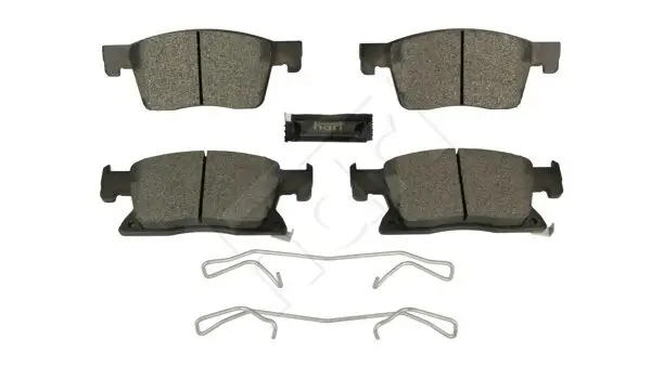 Bremsbelagsatz, Scheibenbremse Vorderachse HART 253 775