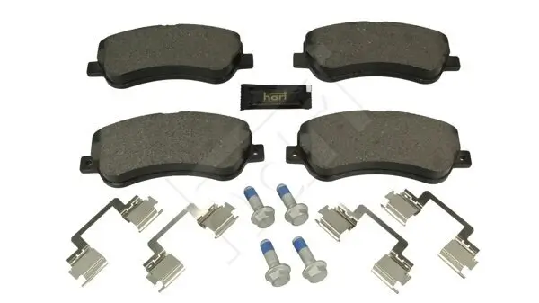 Bremsbelagsatz, Scheibenbremse Vorderachse HART 260 832