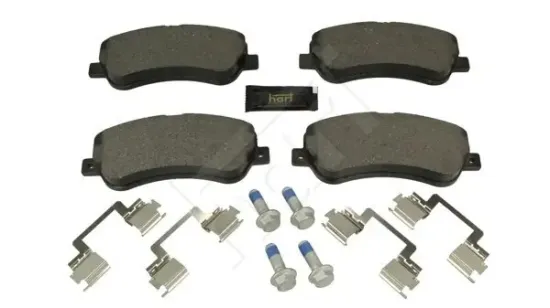 Bremsbelagsatz, Scheibenbremse Vorderachse HART 260 832 Bild Bremsbelagsatz, Scheibenbremse Vorderachse HART 260 832