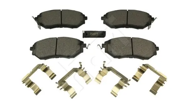 Bremsbelagsatz, Scheibenbremse Vorderachse HART 261 183