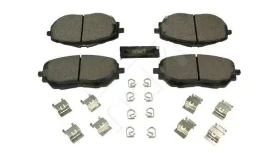 Bremsbelagsatz, Scheibenbremse Vorderachse HART 261 186 Bild Bremsbelagsatz, Scheibenbremse Vorderachse HART 261 186