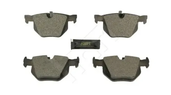 Bremsbelagsatz, Scheibenbremse Hinterachse HART 261 589 Bild Bremsbelagsatz, Scheibenbremse Hinterachse HART 261 589